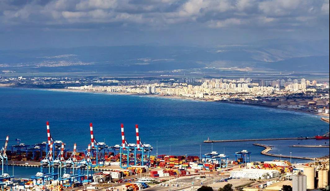 独家国际著名港口十以色列海法港