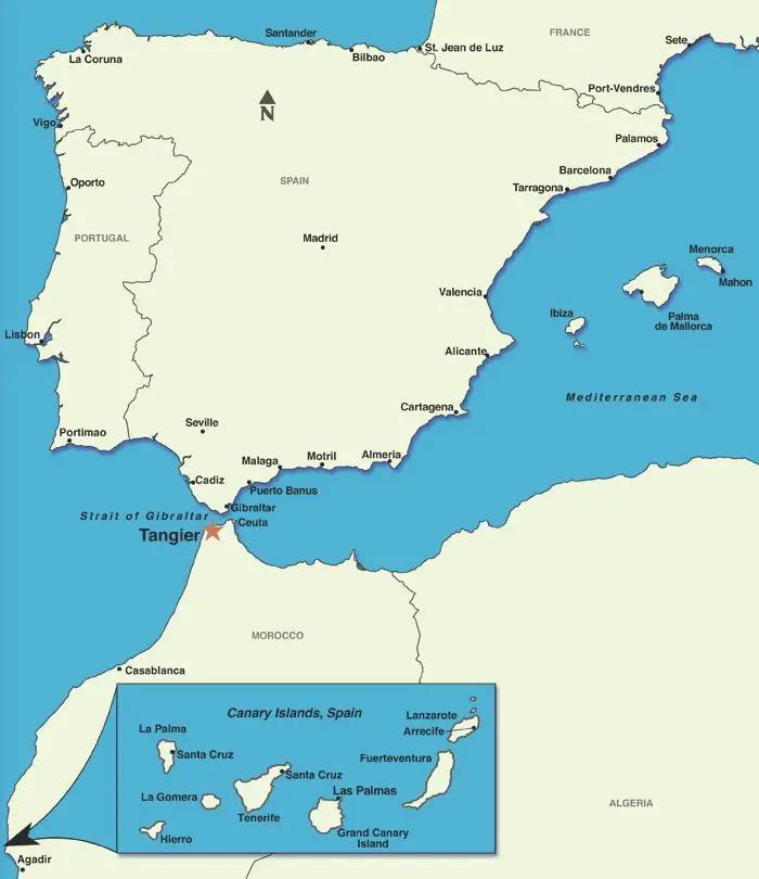 丹吉尔地中海港以其优异的地理位置及意义,巩固摩洛哥在欧洲-地