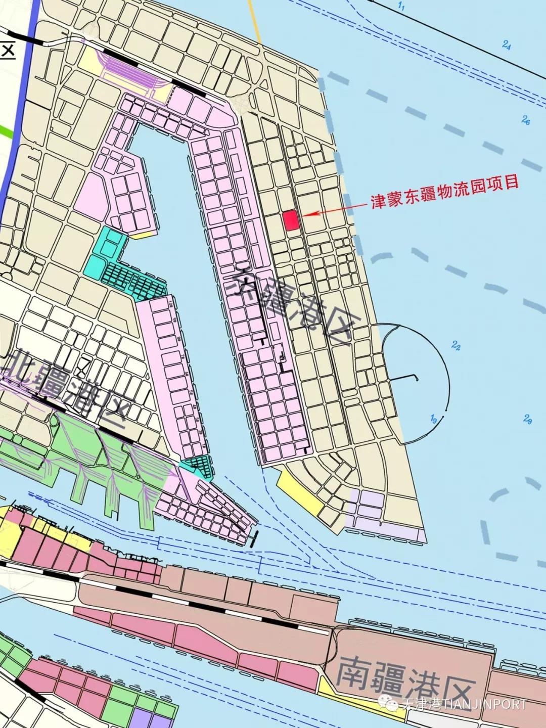 天津港码头平面图图片